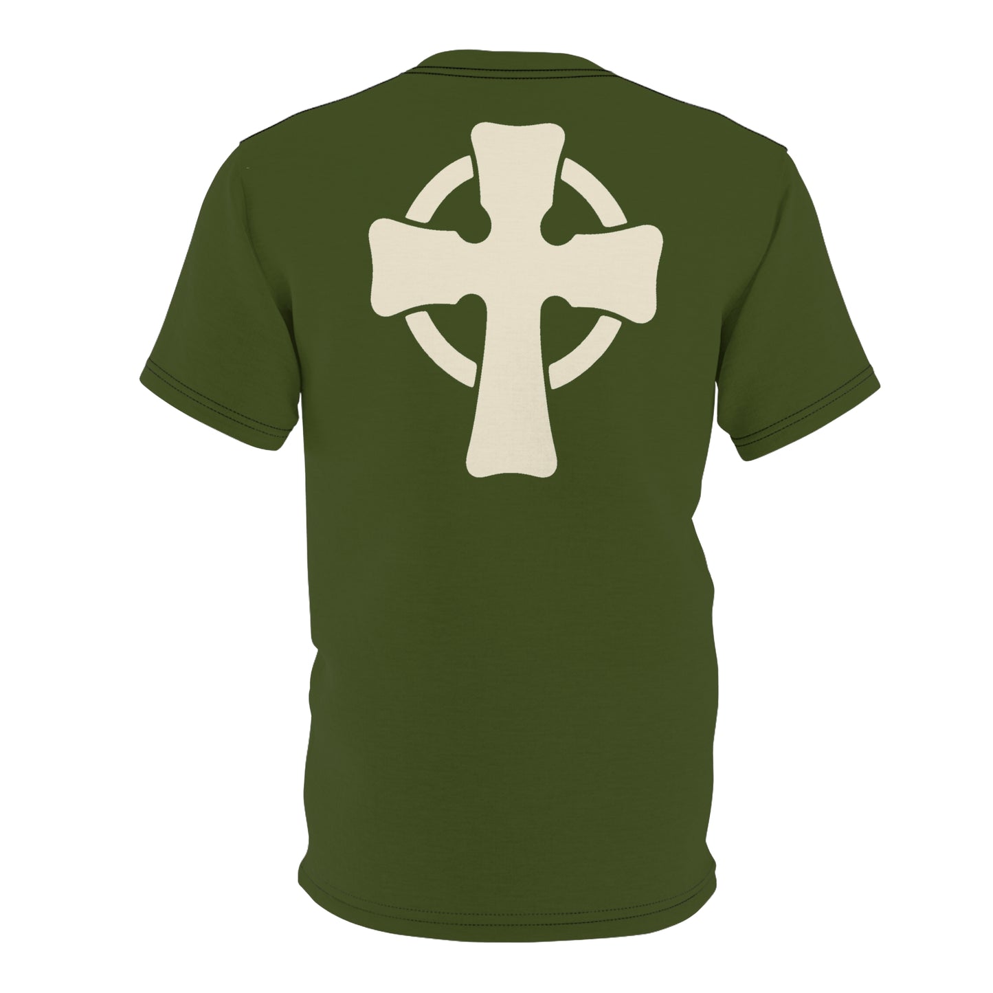 "Retro Jesus", Unisex T-shirt (Verdun Green)
