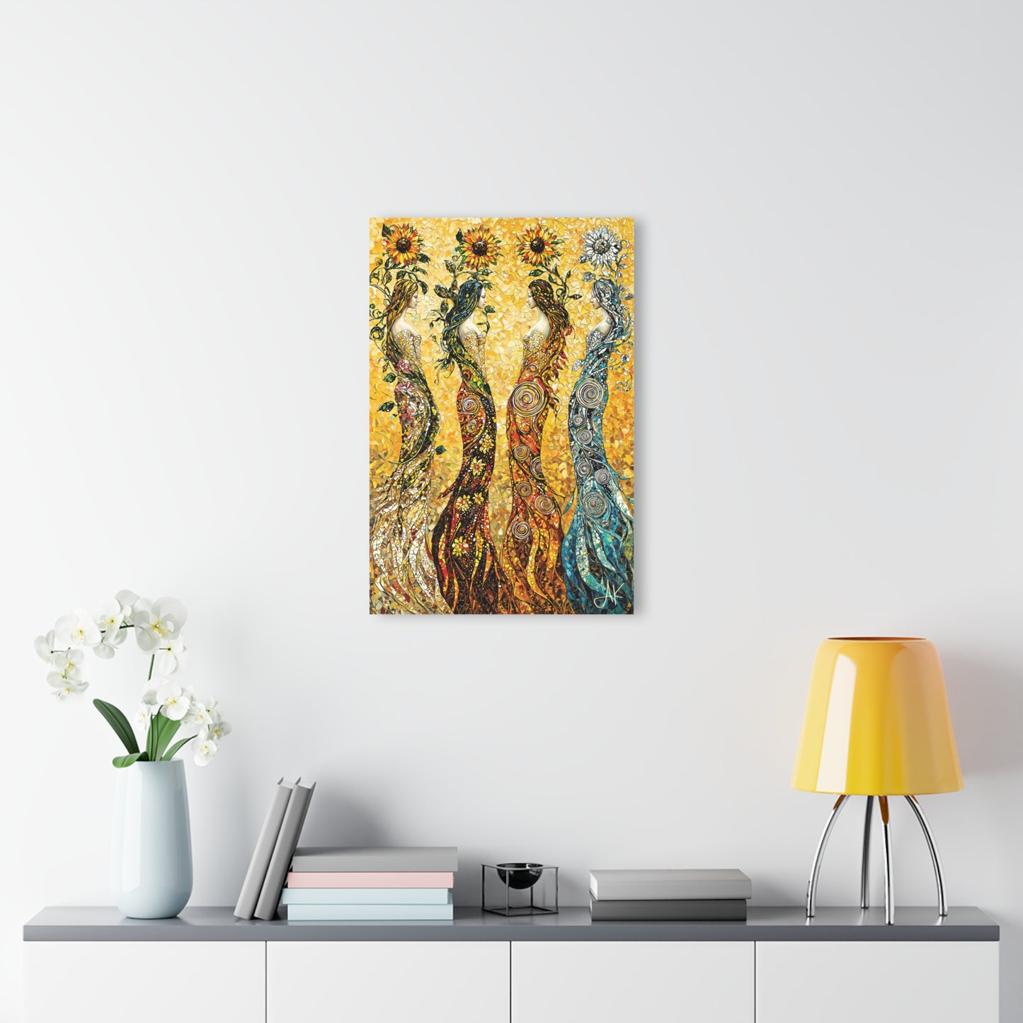 "Divine Femininity" #02, Fine Art Acrylic Wall Prints (French Cleat Hanging)