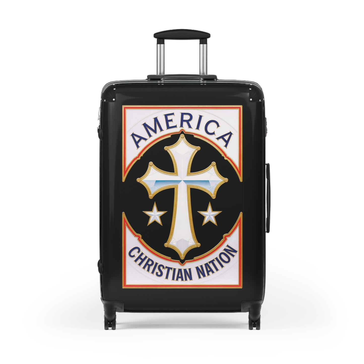 "America Christian Nation" #21 Suitcases (Pitch Black)