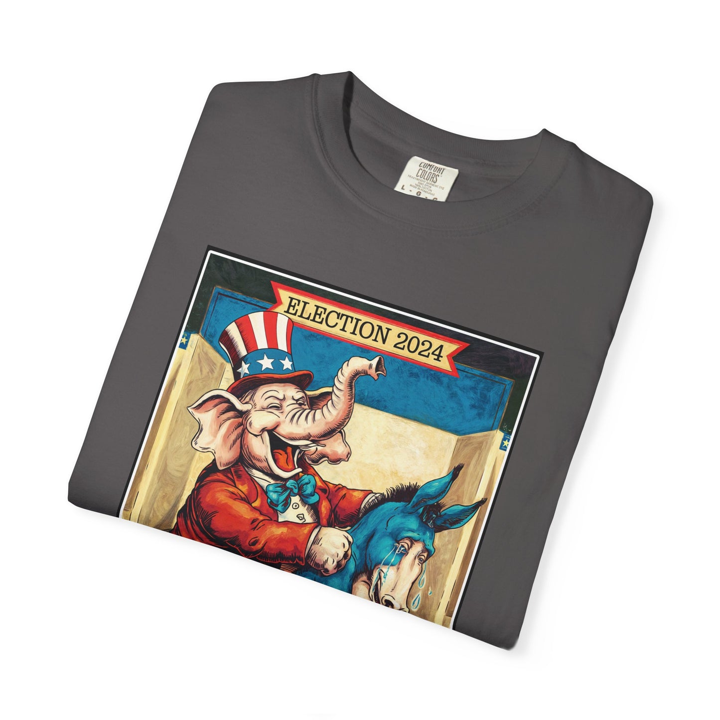 "MAGA Spanked the Donkeys 2024", Unisex T-shirt (Dark Colors)