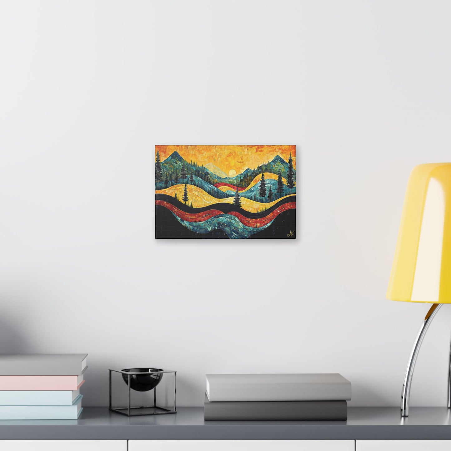 "Vintage Vista", Stretched Classic Canvas Fine Art Print