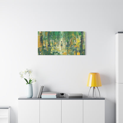 "Child of Green Rains", Fine Art Matte Canvas, Stretched, 1.25"