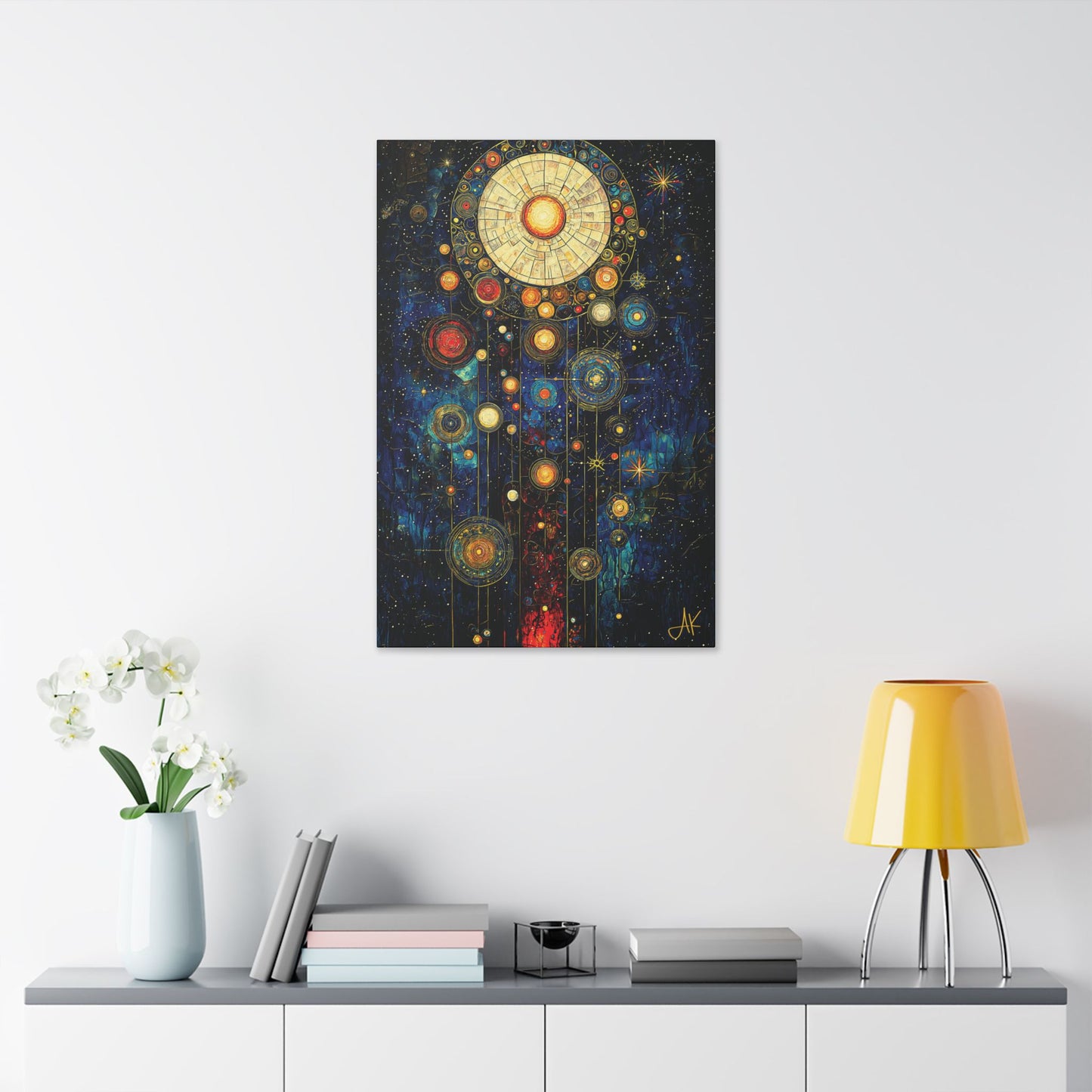 "Ancient Connection to God", Stretched Classic Canvas Fine Art Print