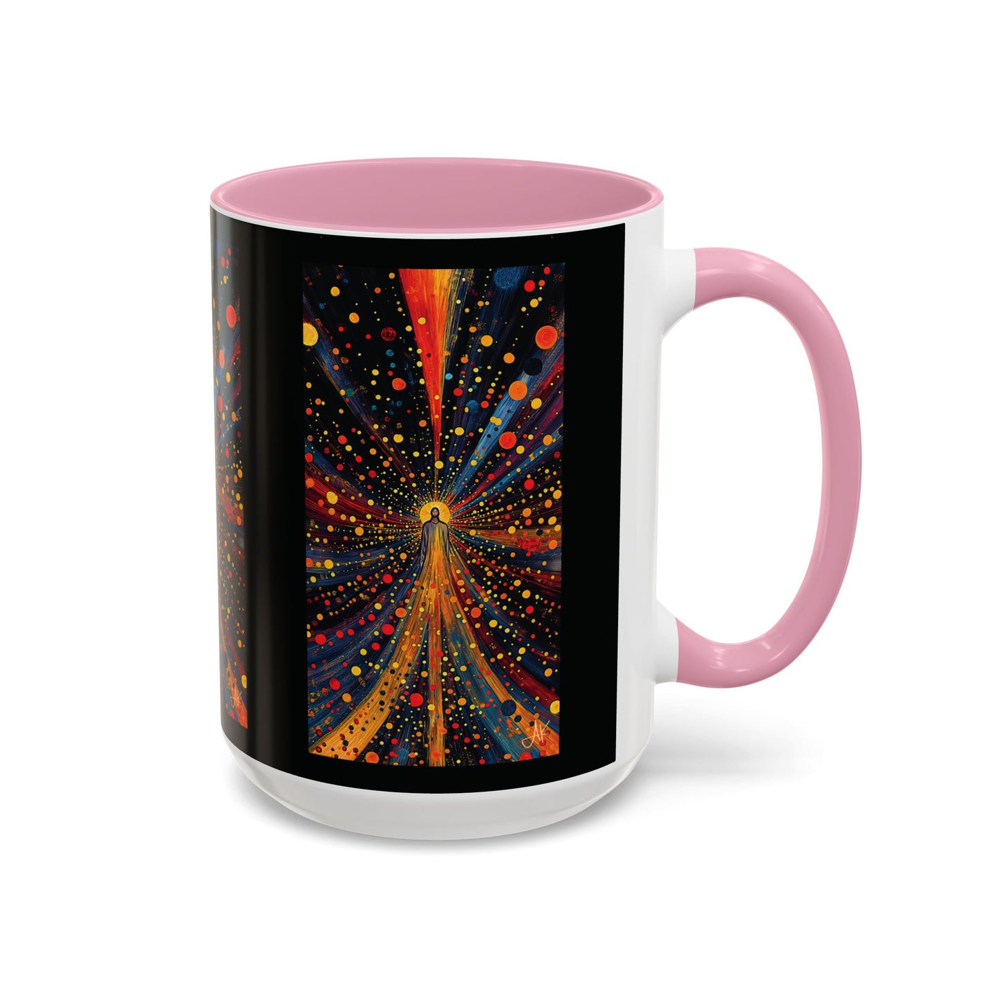 "Illuminated by Grace - 2 Corinthians 4:6", Colorful Mugs (11oz & 15oz)