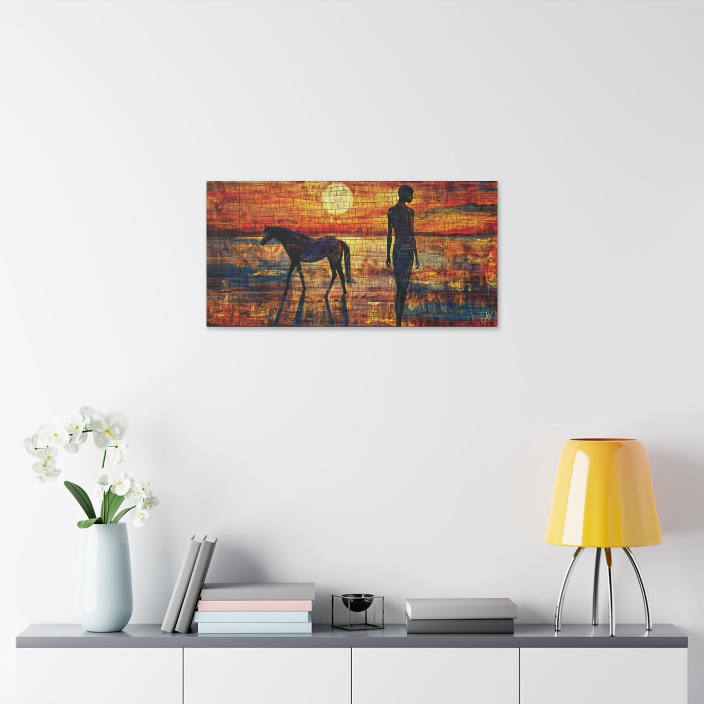 "Turas & Solas (Gaelic); Journey & Light (English)", Stretched Classic Canvas Fine Art Print