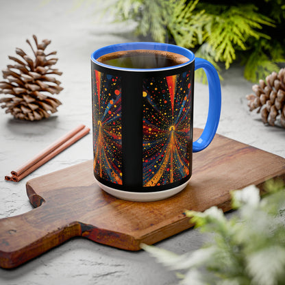 "Illuminated by Grace - 2 Corinthians 4:6", Colorful Mugs (11oz & 15oz)