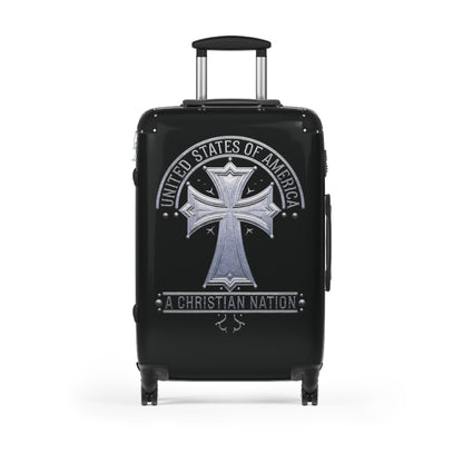 "USA - A Christian Nation" #02 Suitcases (Black)