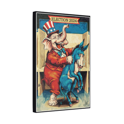 "MAGA Spanked the Donkeys 2024", Stretched Classic Canvas Print