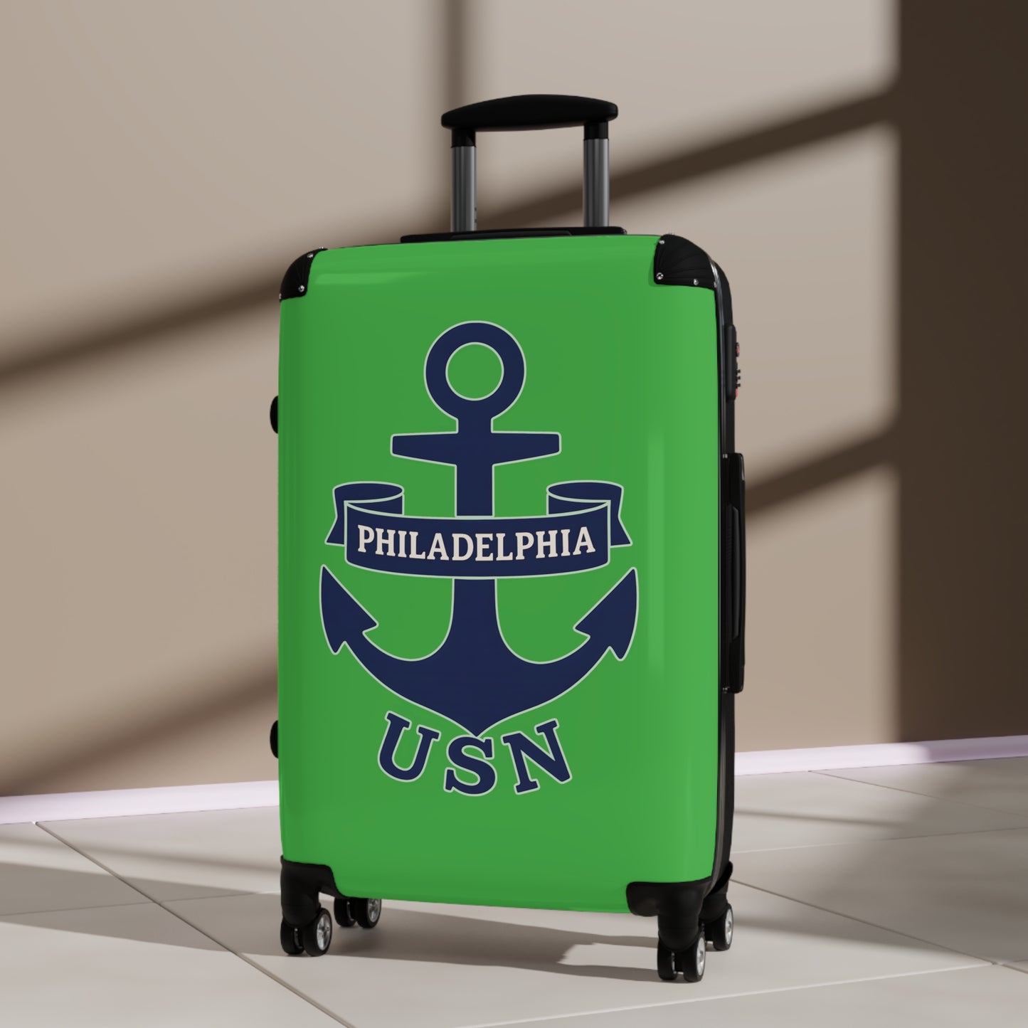 "USN Anchor", Suitcase (Skirret Green)
