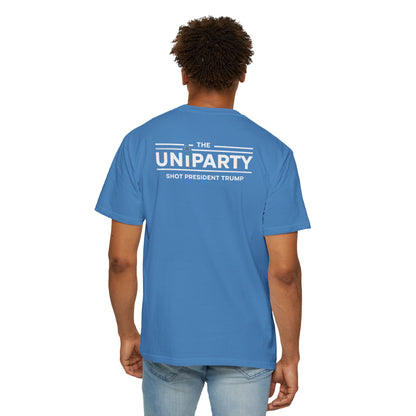 "The Uniparty Shot President Trump" #03, Unisex T-shirt