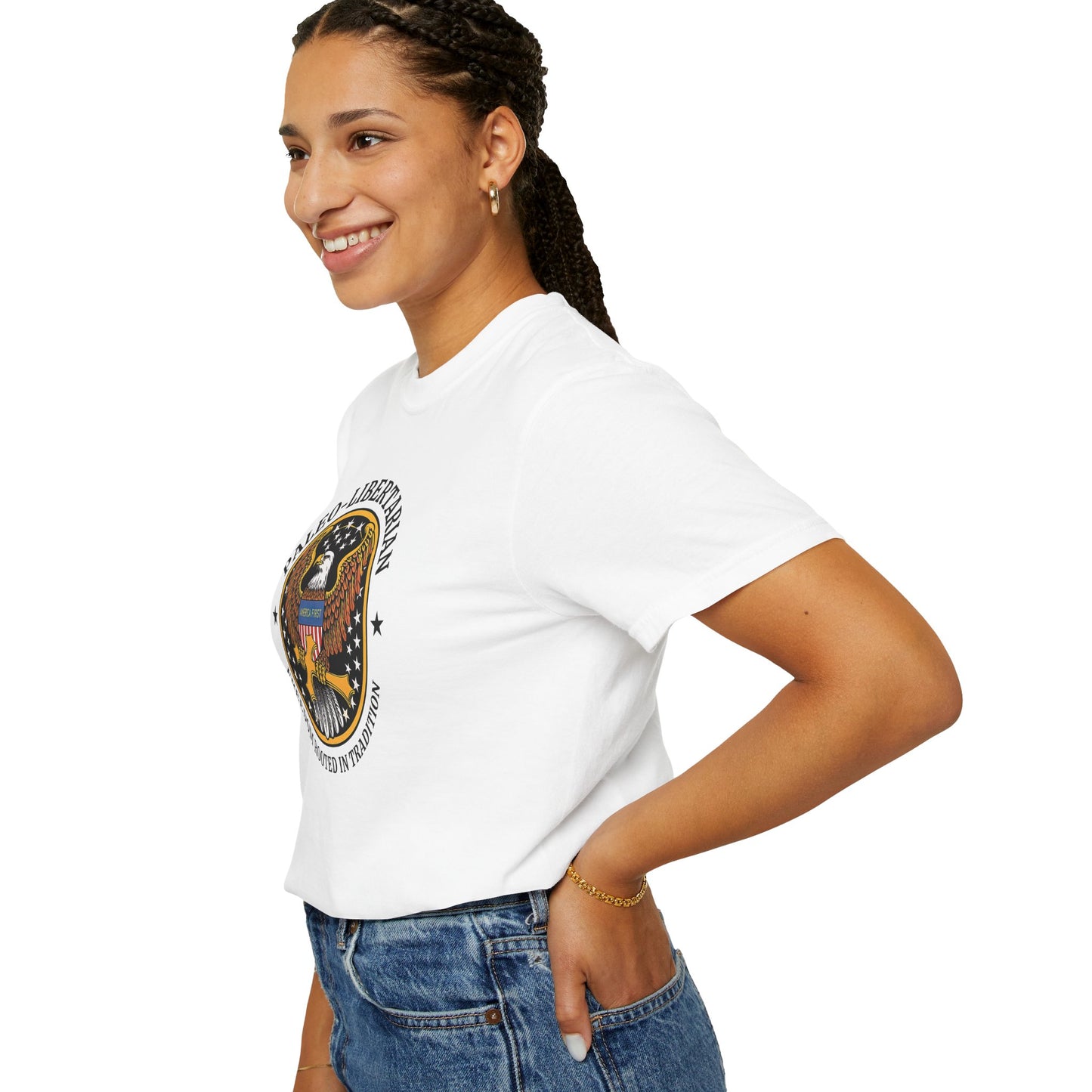"Paleo-Libertarian" #01, Unisex T-shirt (Light Colors)