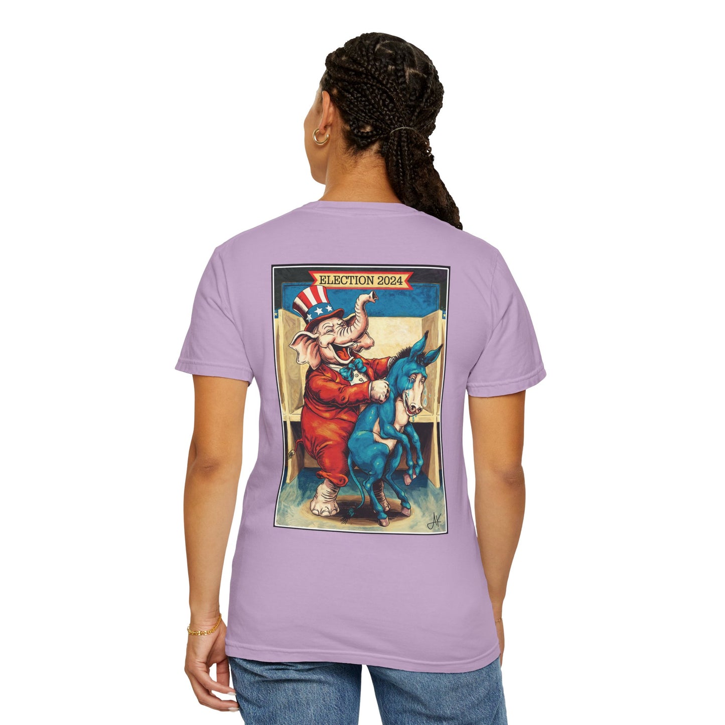 "MAGA Spanked the Donkeys 2024", Unisex T-shirt (Light Colors)