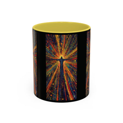 "Born Again in His Radiance - Isaiah 60:1", Colorful Mugs (11oz & 15oz)
