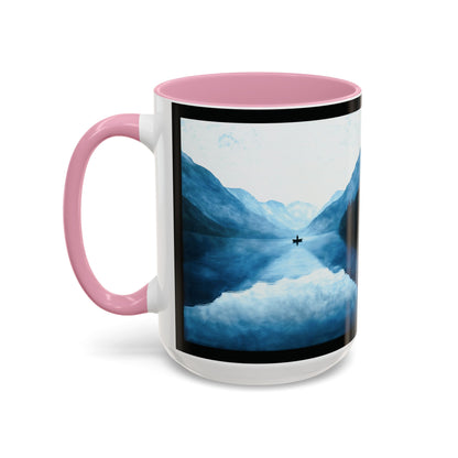 "Connected in Silence - Psalm 46:10", Colorful Mugs (11oz, 15oz)