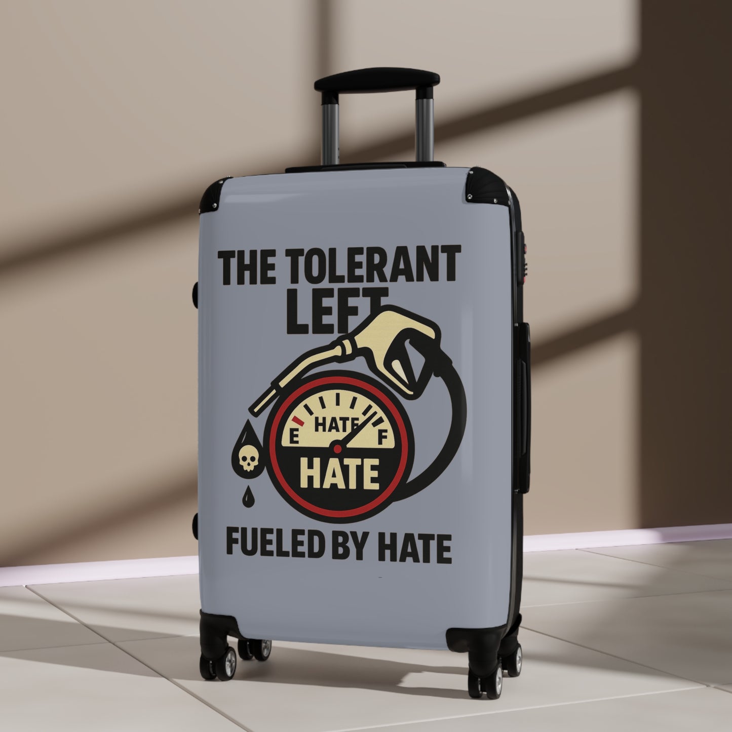 "The Tolerant Left", Suitcase (Concrete Grey)