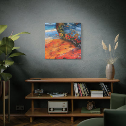 "Landfall Ember – Memories of Ancestral Strakes", Fine Art Matte Canvas, Stretched, 1.25"