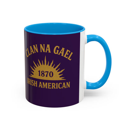 "Clan na Gael - Irish American", Colorful Mugs (11oz, 15oz) (3B0A4F)