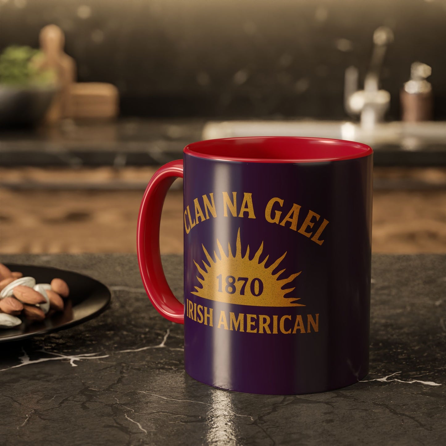 "Clan na Gael - Irish American", Colorful Mugs (11oz, 15oz) (3B0A4F)