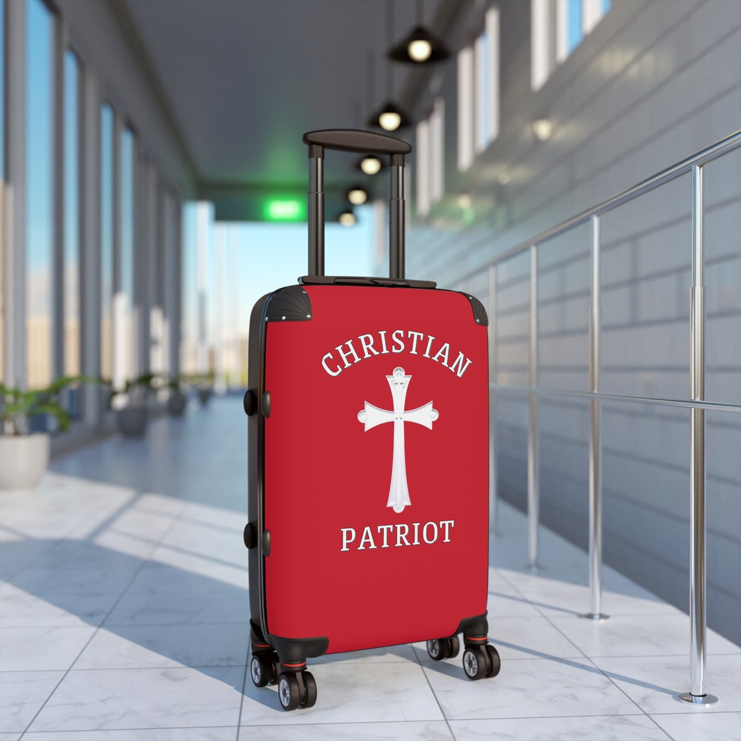 "Christian Patriot" #04 Suitcases (Cherry Red)