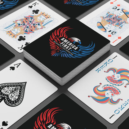 "America First - Golden Age" Political Playing Cards (Void Black)