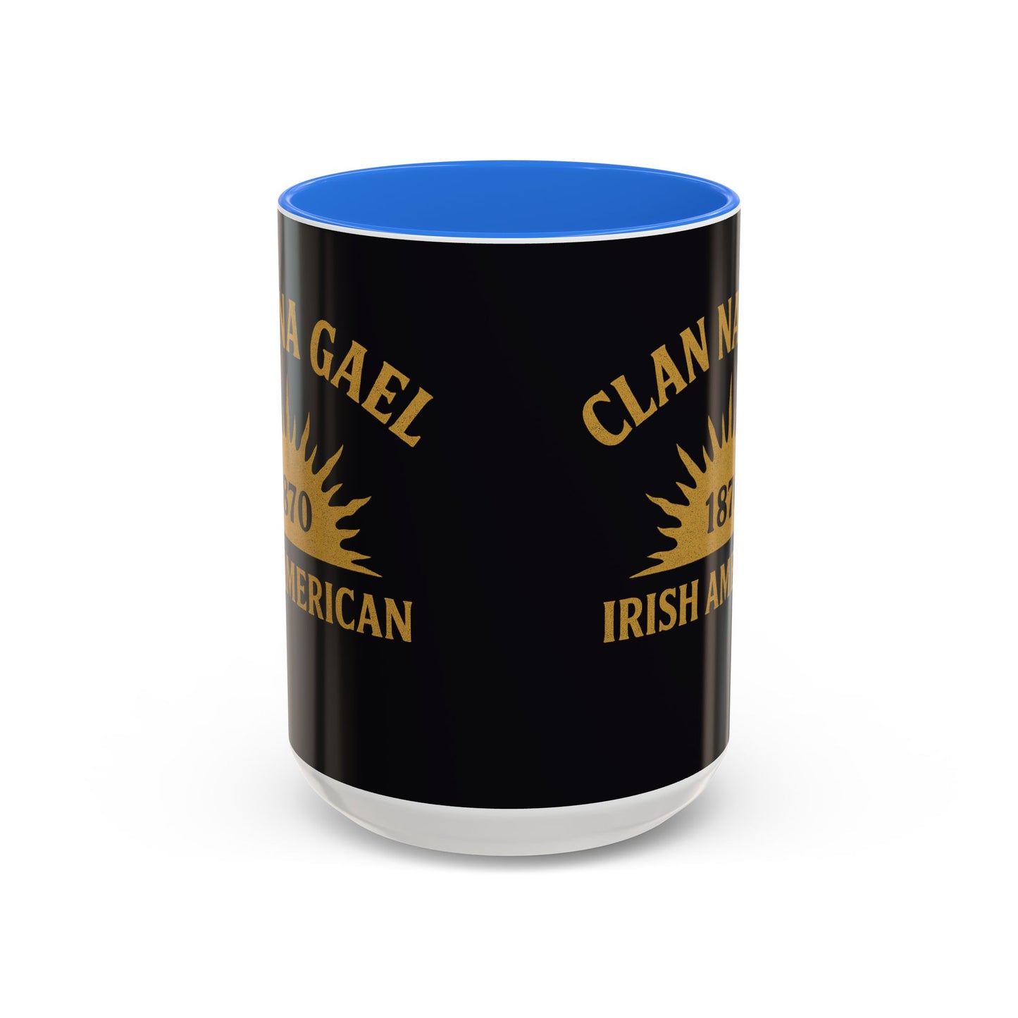 "Clan na Gael - Irish American", Colorful Mugs (11oz, 15oz) (Raven Black)