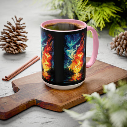 "Naomh Solus (Gaelic) - Sacred Light (English)", Colorful Mugs (11oz, 15oz)