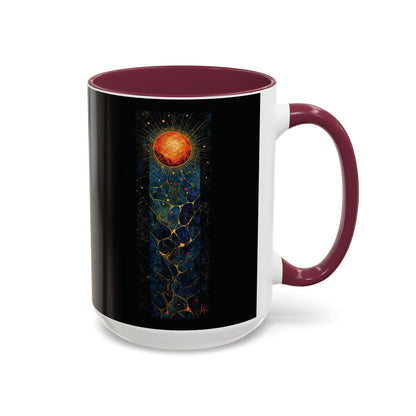 "The Living Light (John 8:12)", Colorful Mugs (11oz, 15oz)