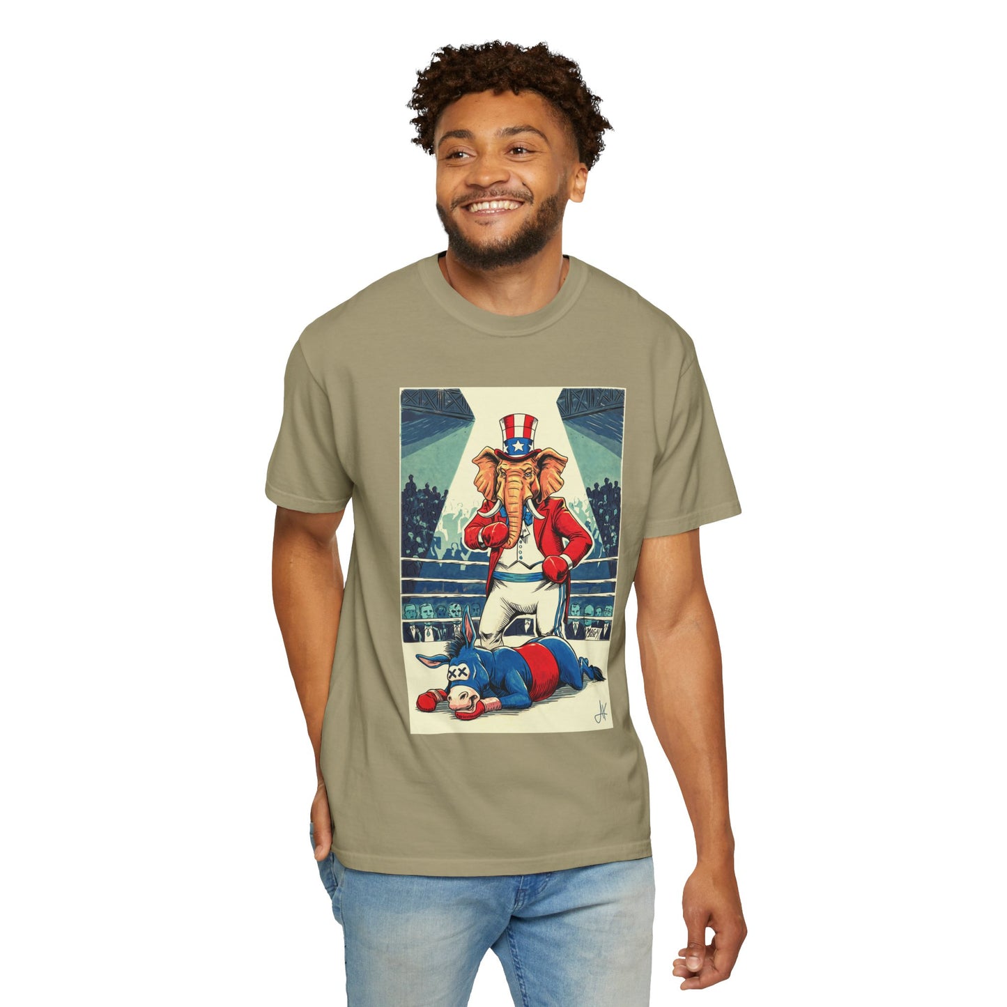 "Brutal Woke Knockout 2024", Unisex T-shirt (Light Colors)