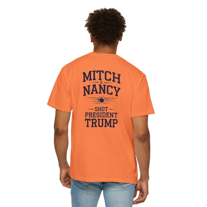 "Mitch & Nancy Shot President Trump", Unisex T-shirt