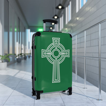 "A Simple High Cross", Suitcases (Dark Green)