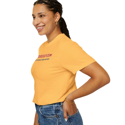 "Progressivism Slowly Destroys From Within", Unisex T-shirt (Light Colors)