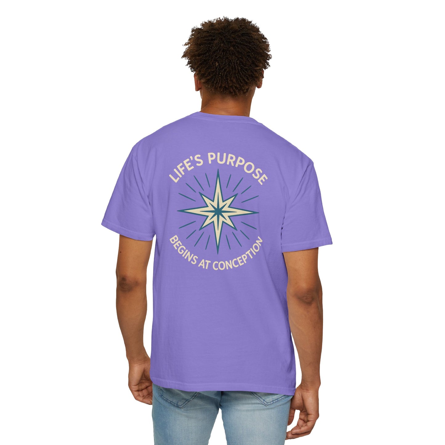 "Life's Purpose Begins at Conception #01", Unisex T-shirt