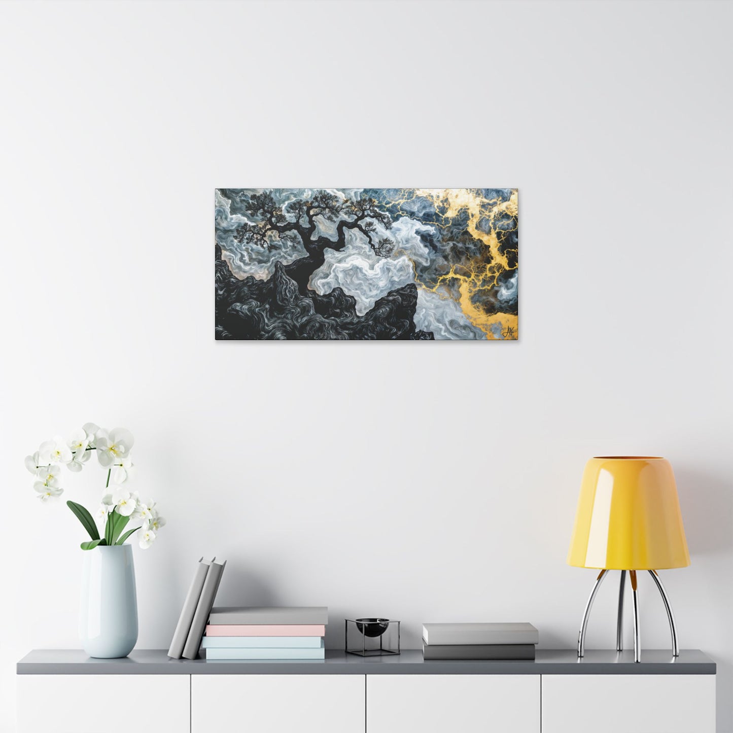 "An Crann Naomh (Gaelic) - The Sacred Tree (English)", Stretched Classic Canvas Fine Art Print