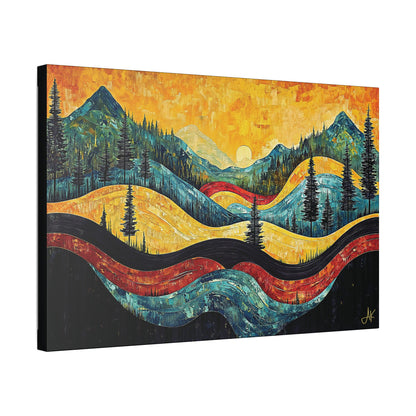 "Vintage Vista", Stretched Classic Canvas Fine Art Print