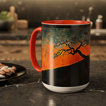 "Even Now, I Will Trust" Habakkuk 3:17-18 (NIV), Colorful Mugs (11oz & 15oz)