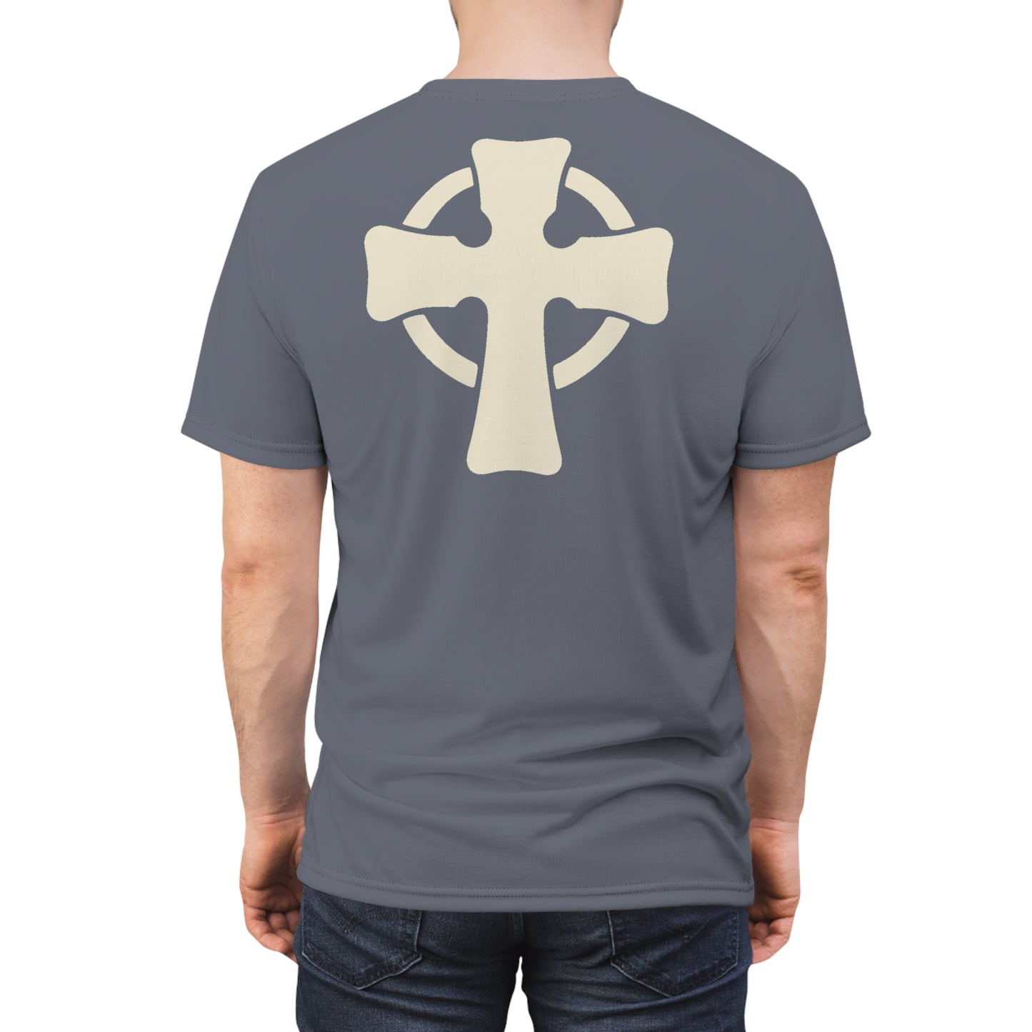 "Retro Jesus", Unisex T-shirt (Hong Kong Skyline)