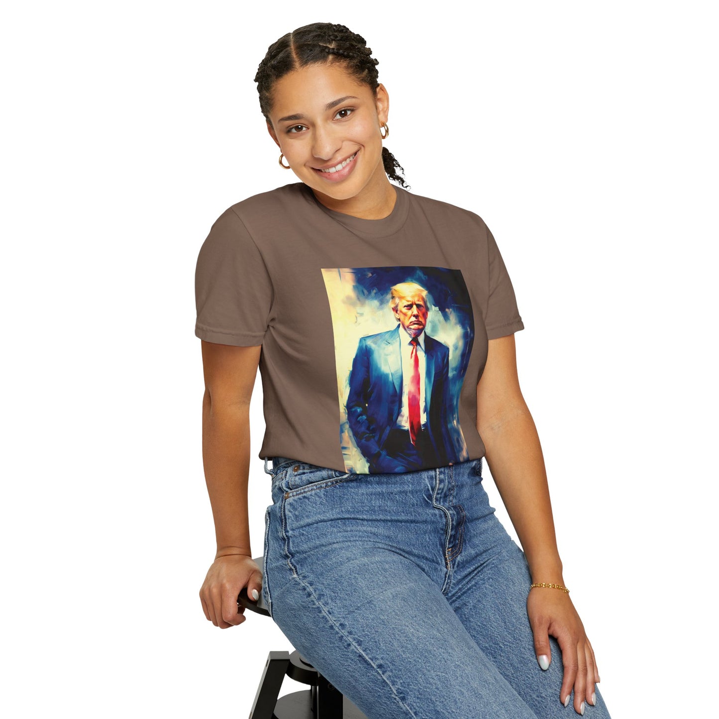 "Trump Portrait No. 6", Unisex T-shirt (Light Colors)