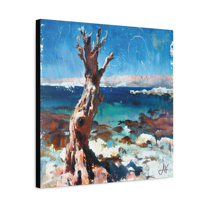 "Littoral Watch – Relic of the Gaelic Coast", Fine Art Matte Canvas, Stretched, 1.25"