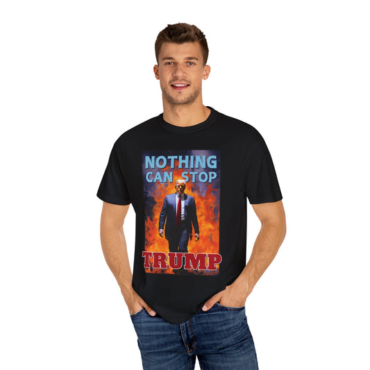 "Nothing Can Stop Trump", Unisex T-shirt (Dark Colors)