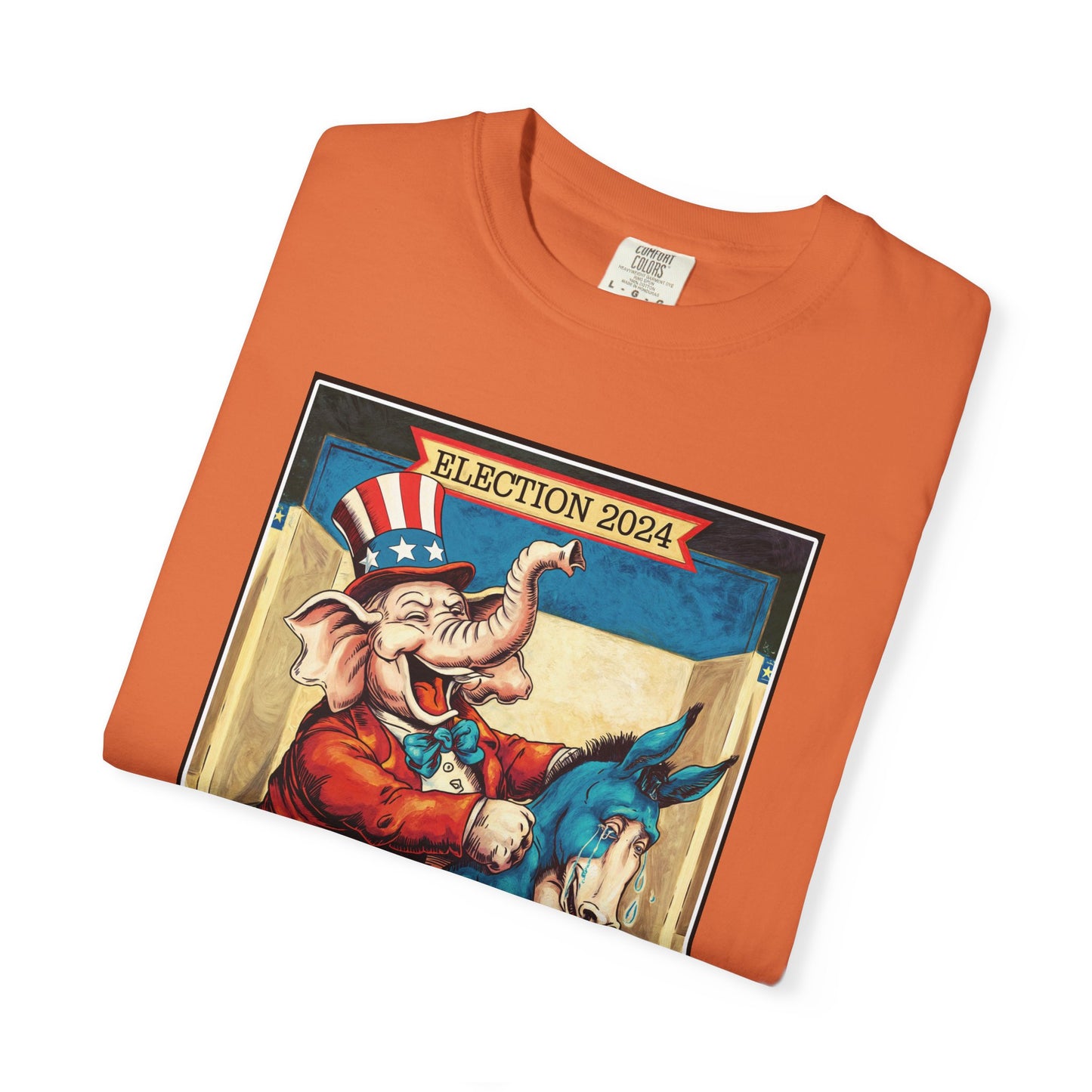 "MAGA Spanked the Donkeys 2024", Unisex T-shirt (Dark Colors)