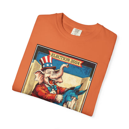 "MAGA Spanked the Donkeys 2024", Unisex T-shirt (Dark Colors)