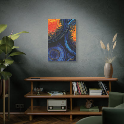 "History's Vibrance", Matte Canvas Fine Art Print