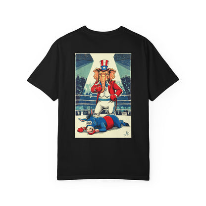"Brutal Woke Knockout 2024", Unisex T-shirt (Dark Colors)