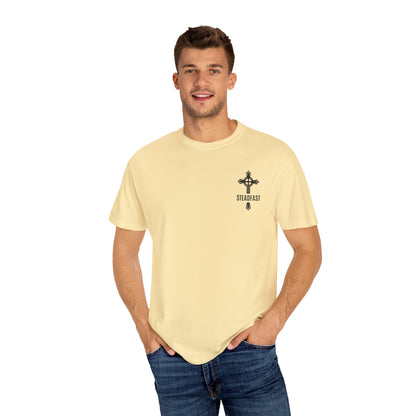"Steadfast Cross in Black", Unisex T-shirt