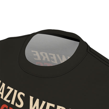 "Nazis were Socialists", Unisex T-shirt (Pitch Grey)