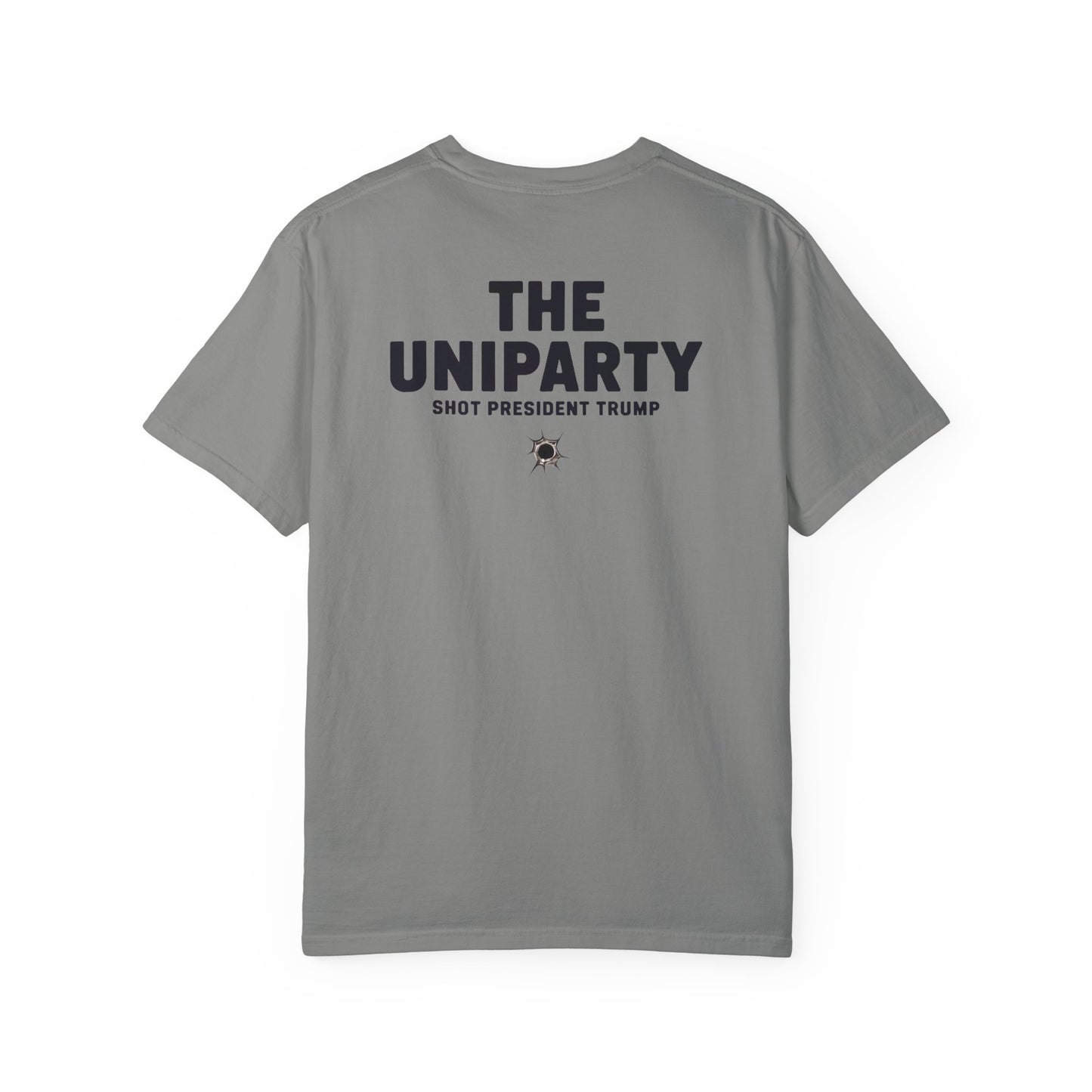 "The Uniparty Shot President Trump" #02, Unisex T-shirt