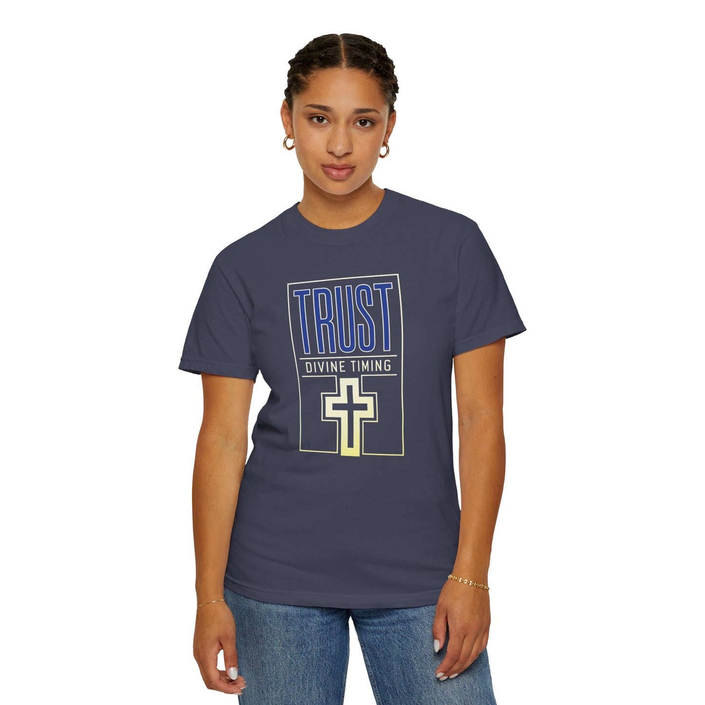 "Trust Divine Timing" #01, Unisex T-shirt