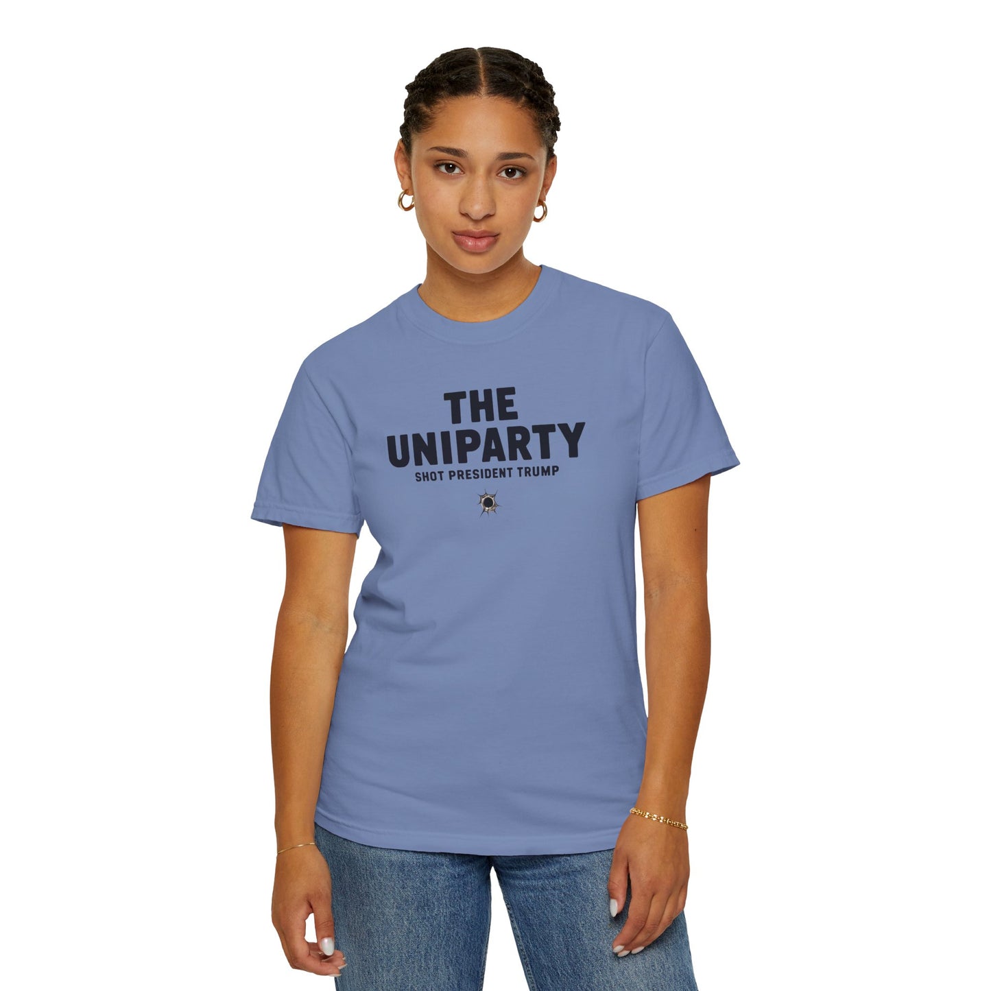 "The Uniparty Shot President Trump" #02, Unisex T-shirt
