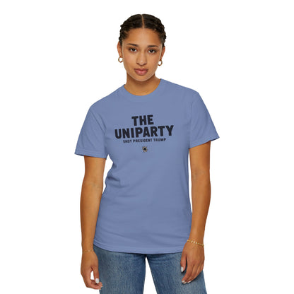 "The Uniparty Shot President Trump" #02, Unisex T-shirt
