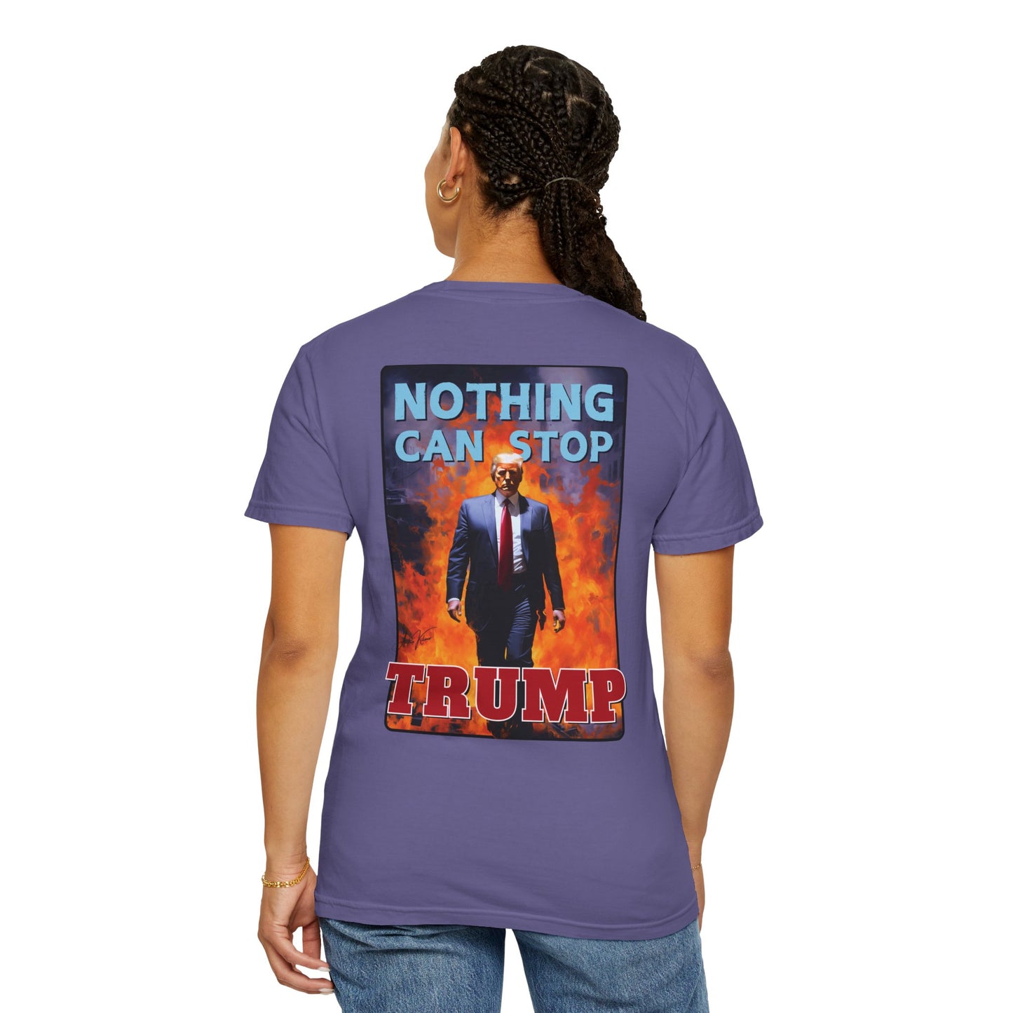 "Nothing Can Stop Trump", Unisex T-shirt (Dark Colors)
